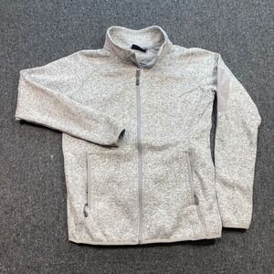 Fossa Sweater Fleece Jacket Sz S Mens Gray Inter Atlanta FC Soccer Gorpcore Zip